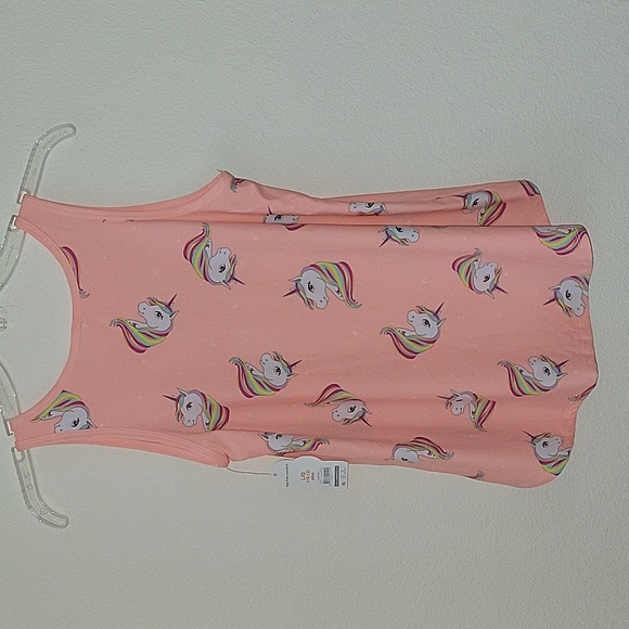 Wonder Nation Girls Plus, tank top, Size:L (10-12) Plus, Unicorn print, NWT - Picture 3 of 5